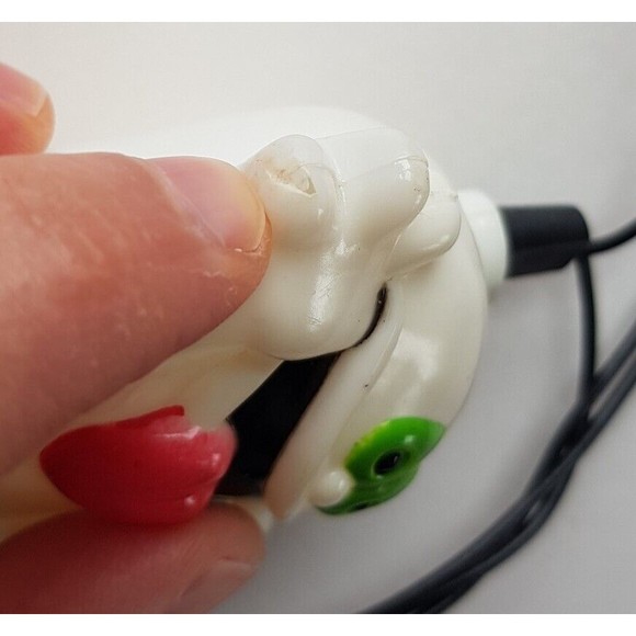 Vtg GHOST Halloween String Lights Plastic Blow Mold Set of 10 Easter Unlimited - Picture 11 of 13